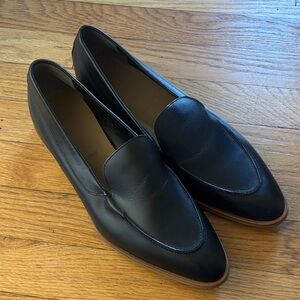 Everlane Black Leather Loafers